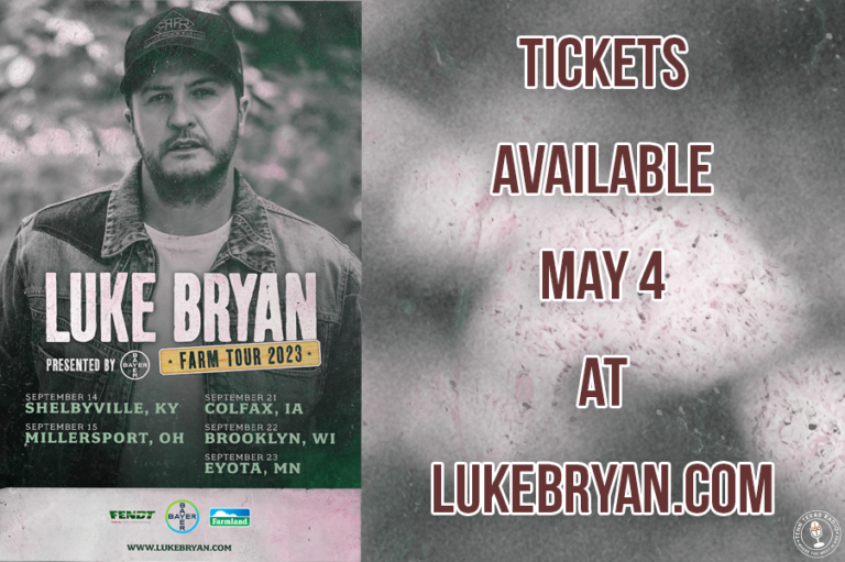 LUKE BRYAN HEADS BACK TO THE FARM IN SEPTEMBER: FARM TOUR 2023 - TENN ...